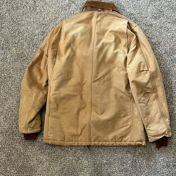 Vtg 90s Carhartt Quilt Lined Chore Coat - Picture 6 of 14
